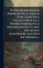 Pater Murmurator Wenscht De Collatie Van Gend VeÃ©l Geluks Over Alle Hunne Mannaftige Daeden En Sluyt Met Een Korte Aenspraeke Aen Den Meyerismus...
