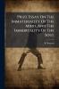 Prize Essay On The Immateriality Of The Mind And The Immortality Of The Soul