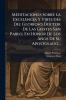 Meditaciones Sobre La Excelencia Y Virtudes Del Glorioso Doctor De Las Gentes San Pablo En Honor De Los AÃ±os De Su Apostolado...