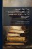 Index To The Transactions Of The Literary Society Of Bombay