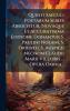 Quinti Saeculi Poetarum Series Absolvitur Novaque Et Accuratisima Editione Donantur S. Paulini Nolani S. Orientii S. Auspicii Necnon Claudii Marii Victoris ... Opera Omnia...