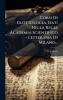 Corsi Di Glottologia Dati Nella Regia Academia Scientifico - Letteraria Di Milano...