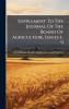 Supplement To The Journal Of The Board Of Agriculture Issues 1-9