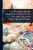 Catalogue Of An Amateur's Collection Of Fine-art And Illustrated Works