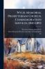 Wylie Memorial Presbyterian Church Commemoration Services 1843-1893