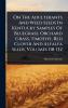 On The Adulterants And Weed Seeds In Kentucky Samples Of Bluegrass Orchard Grass Timothy Red Clover And Alfalfa Seeds Volumes 118-132