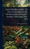 Factors Relating To The Availability Of Nitrogenous Plant-foods Volumes 250-259