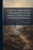 Critical Analysis of the Landing of the Anzac Corps on the Gallipoli Peninsula