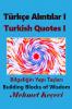 Türkçe Alıntılar I
