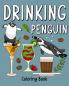 Drinking Penguin Coloring Book