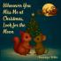 Whenever You Miss Me at Christmas Look for the Moon