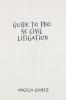 Guide to Pro Se Civil Litigation