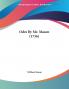 Odes By Mr. Mason (1756)