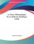Le Tresor Philosophique De La Medicine Metallique (1600)