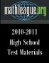 High School Test Materials 2010-2011