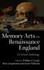 The Memory Arts in Renaissance England
