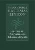 The Cambridge Habermas Lexicon