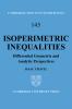 Isoperimetric Inequalities