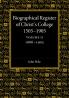 Biographical Register of Christ's College 1505 1905
