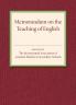 Memorandum on the Teaching of English
