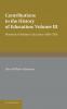 Contributions to the History of Education