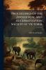 Proceedings of the Zoological and Acclimatisation Society of Victoria