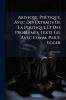 Aristote. Poétique Avec Des Extraits De La Politique Et Des Problèmes. Texte Gr. Avec Comm. Par E. Egger