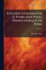 Estudios Literarios De D. Pedro José Pidal Primer Marqués De Pidal; Volume 1