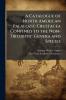 A Catalogue of North American Palaeozic Crustacea Confined to the Non-Trilobitic Genera and Species