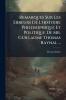 Remarques Sur Les Erreurs De L'histoire Philosophique Et Politique De Mr. Guillaume Thomas Raynal ...