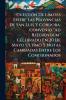 Cuestión De Límites Entre Las Provincias De San Luis Y Córdoba. Convenio Ad Referendum Celebrado En 20 De Mayo Último Y Notas Cambiadas Entre Los Comisionados