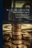 Rules and Tables for Provident and Independent Institutions