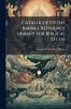 Catalogue of the Barnes Reference Library for Biblical Study