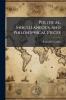 Political Miscellaneous and Philosophical Pieces