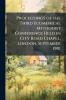 Proceedings of the Third Ecumenical Methodist Conference Held in City Road Chapel London September 1901
