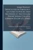 Some Present Difficulties in Theology Lectures to Young Men Delivered at the English Presbyterian College London [Ed.] by J.O. Dykes