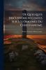 De Quelques Discussions Récentes Sur Les Origines Du Christianisme
