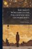 Kirchner's Wörterbuch Der Philosophischen Grundbegriffe