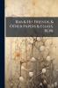 Rab & His Friends & Other Papers & Essays. Repr