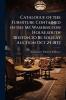 Catalogue of the Furniture Contained in the Mt.Washington Housesouth Bostonto Be Sold at Auction Oct.241833