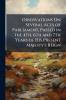 Observations On Several Acts of Parliament Passed in the 4Th 6Th and 7Th Years of His Present Majesty's Reign