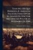 Tesis No. 105 Que Presenta R. Andueza Palacio Para Optar Al Grado De Doctor En Ciencias Politicas Setiembre De 1908