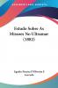 Estudo Sobre As Missoes No Ultramar (1882)