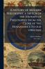 A History of Modern Philosophy; a Sketch of the History of Philosophy From the Close of the Renaissance to our own Day