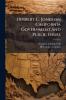 Herbert C. Jones on California Government and Public Issues