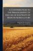 A Contribution to the Bibliography of the use of Sulphate of Iron in Agriculture