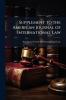 Supplement to the American Journal of International Law