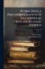 Works. With a Prefatory Chapter of Biographical Criticism by Leslei Stephen; Volume 03