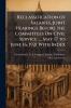 Reclassification of Salaries Joint Hearings Before the Committees On Civil Service ... May 17 to June 16 1921 With Index