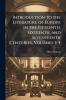 Introduction to the Literature of Europe in the Fifteenth Sixteenth and Seventeenth Centuries Volumes 3-4